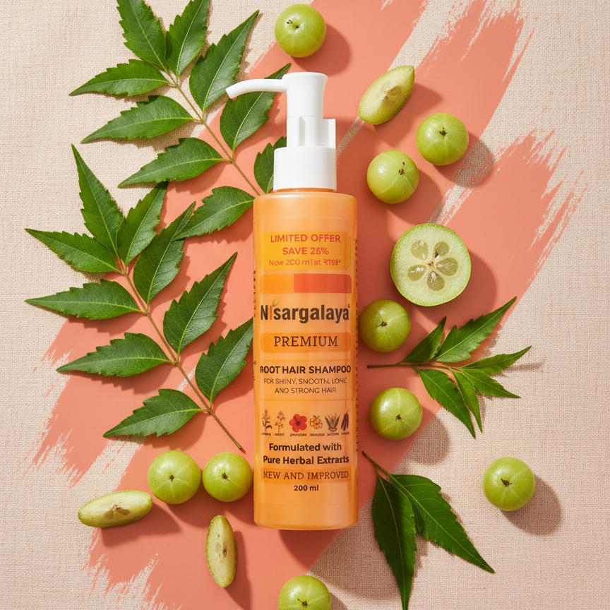 Nisargalaya Premium Root Hair Shampoo