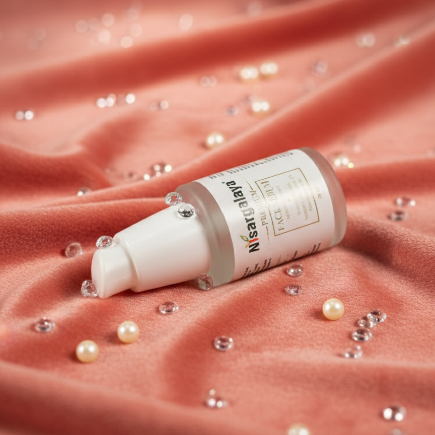 Nisargalaya Brightening Face Serum – Radiance & Repair