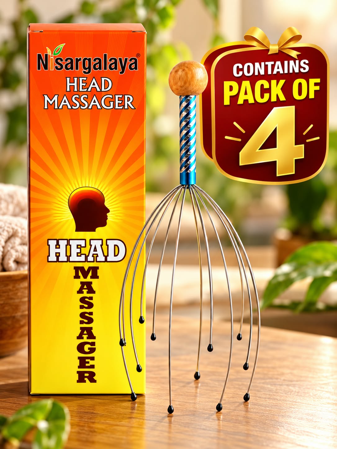 Head Massager - pack of 4