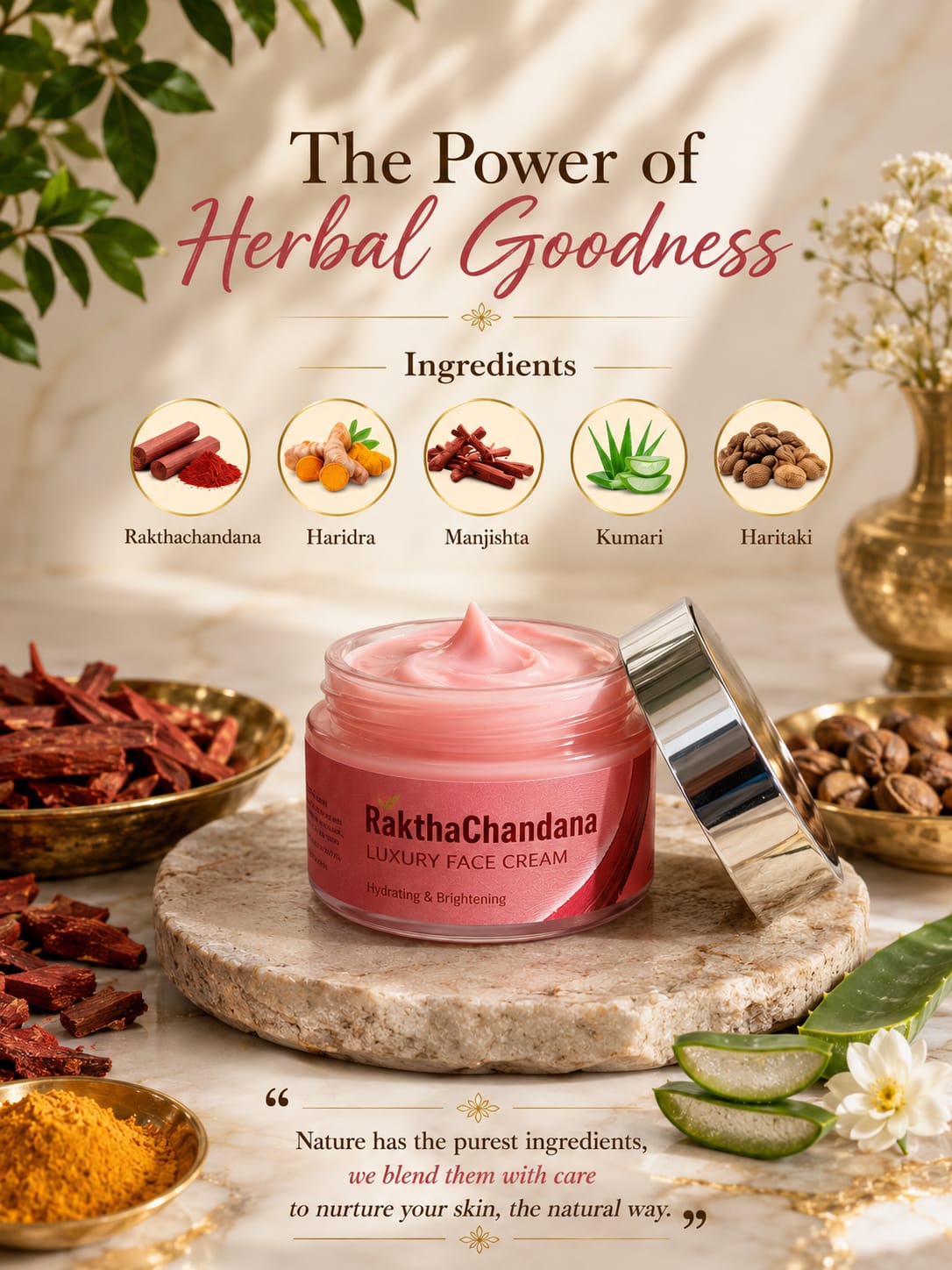 Nisargalaya Brightening Face Cream – Hydrate & Illuminate