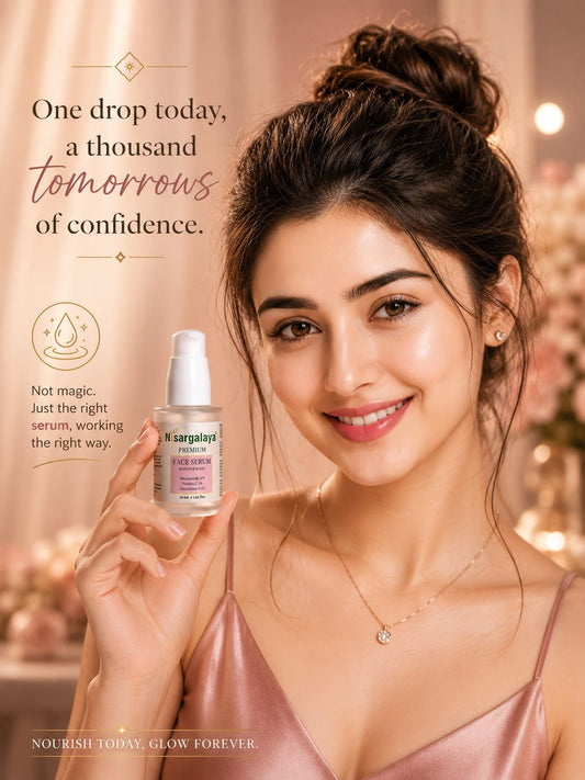 Nisargalaya Brightening Face Serum – Radiance & Repair