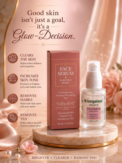 Nisargalaya Brightening Face Serum – Radiance & Repair