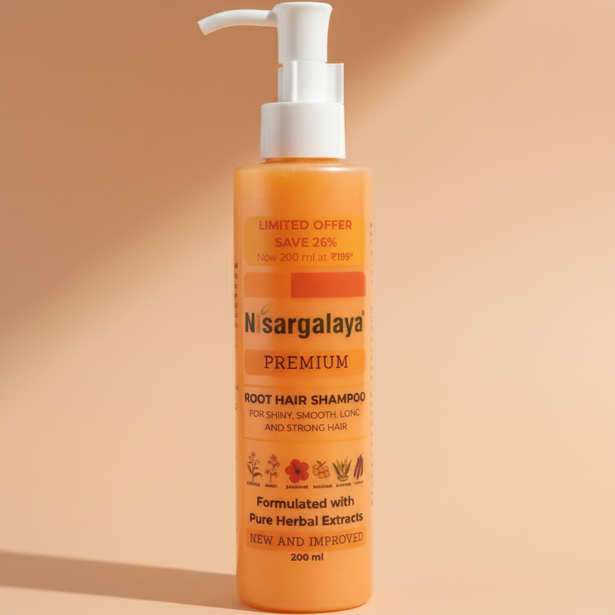 Nisargalaya Premium Root Hair Shampoo