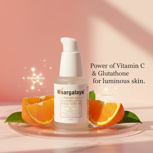Nisargalaya Brightening Face Serum – Radiance & Repair