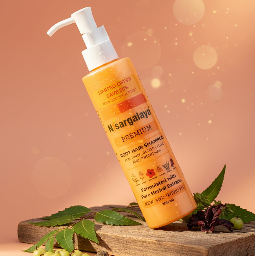Nisargalaya Premium Root Hair Shampoo