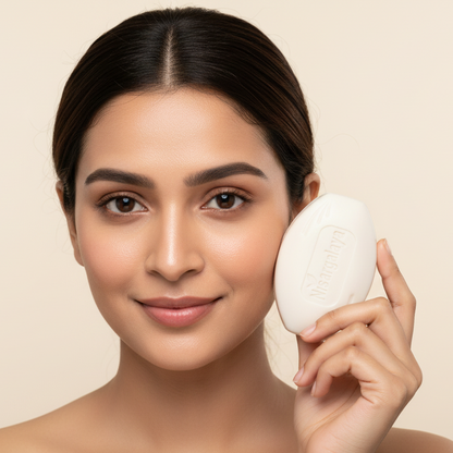 Nisargalaya Milk Beauty Soap - Ayurvedic Skin Brightening & Moisturizing Bar