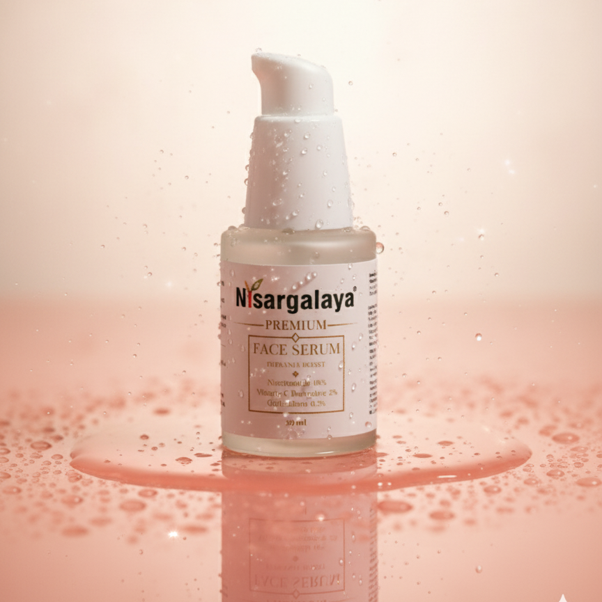 Nisargalaya Brightening Face Serum – Radiance & Repair
