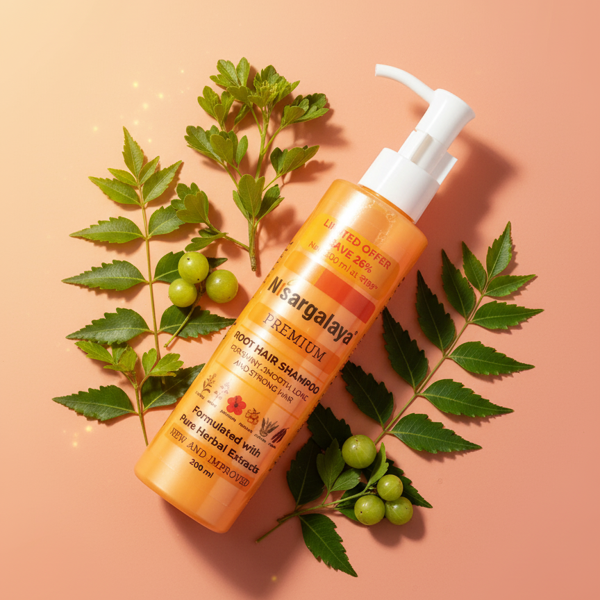 Nisargalaya Premium Root Hair Shampoo