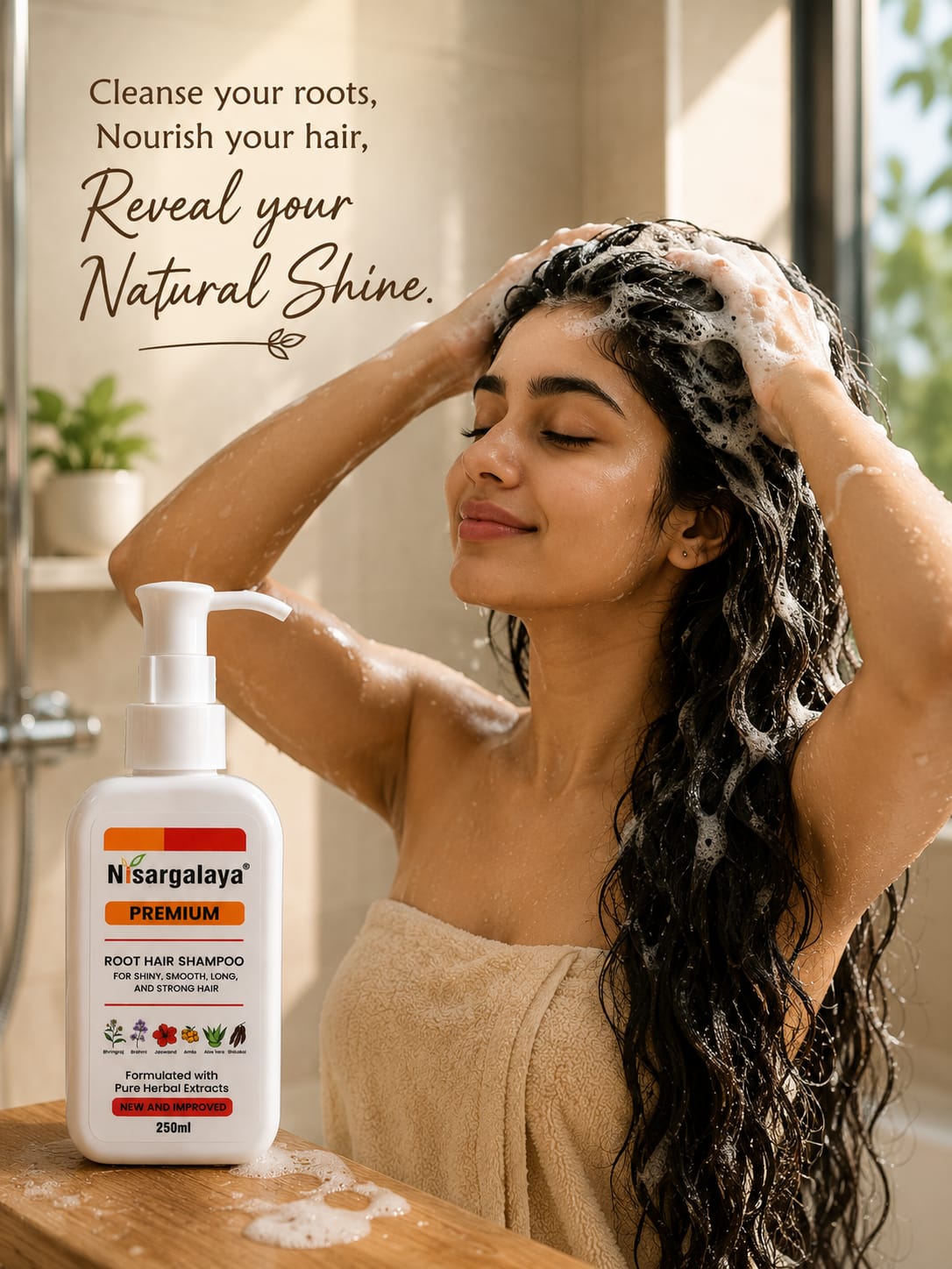 Nisargalaya Premium Root Hair Shampoo