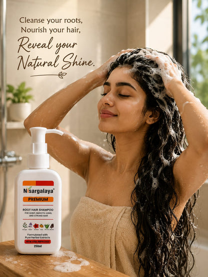 Nisargalaya Premium Root Hair Shampoo