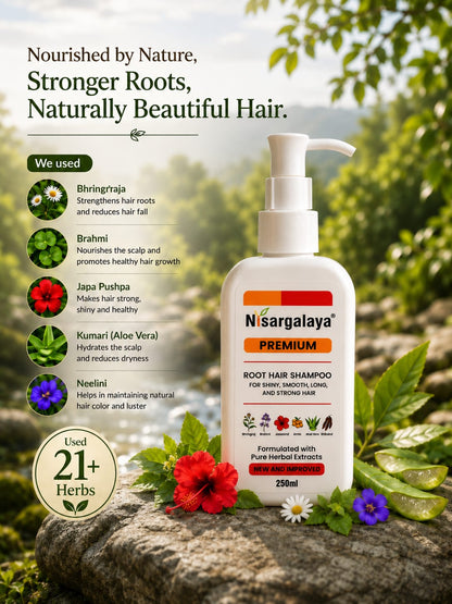 Nisargalaya Premium Root Hair Shampoo