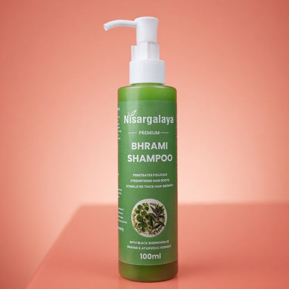 Nisragalaya Brahmi Hair Shampoo | Ayurvedic Proprietary Formula for Strong, Healthy & Shiny Hair