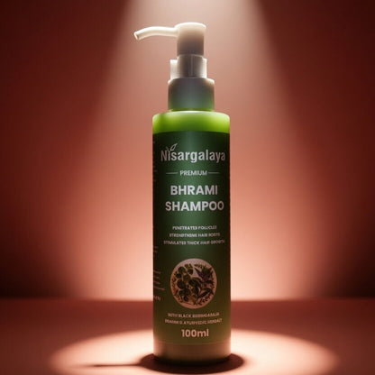 Nisragalaya Brahmi Hair Shampoo | Ayurvedic Proprietary Formula for Strong, Healthy & Shiny Hair
