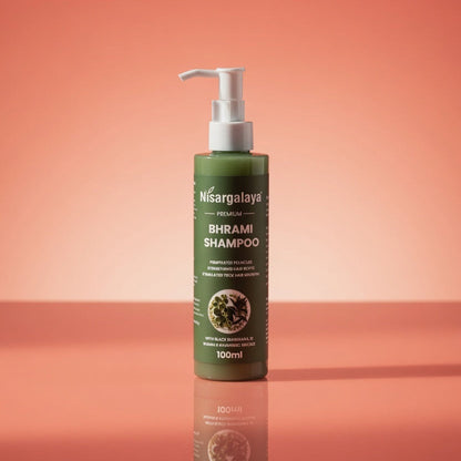 Nisragalaya Brahmi Hair Shampoo | Ayurvedic Proprietary Formula for Strong, Healthy & Shiny Hair